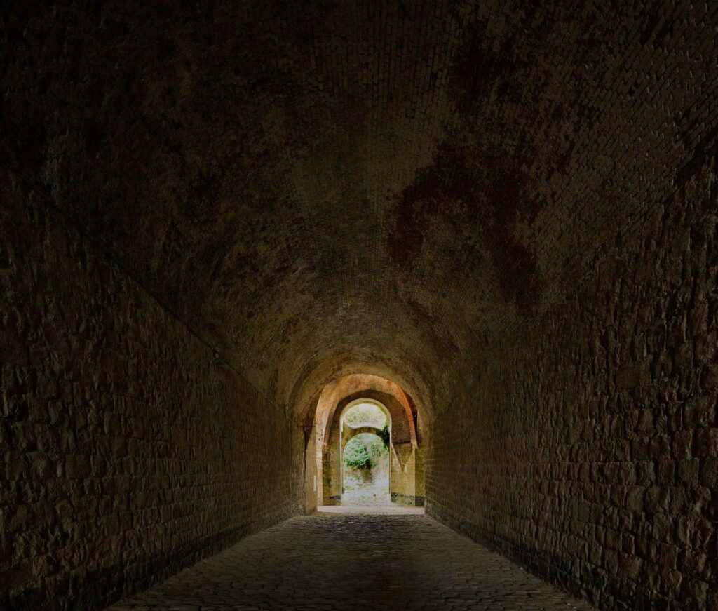 Voute d'un souterrain Château Fort de Guise