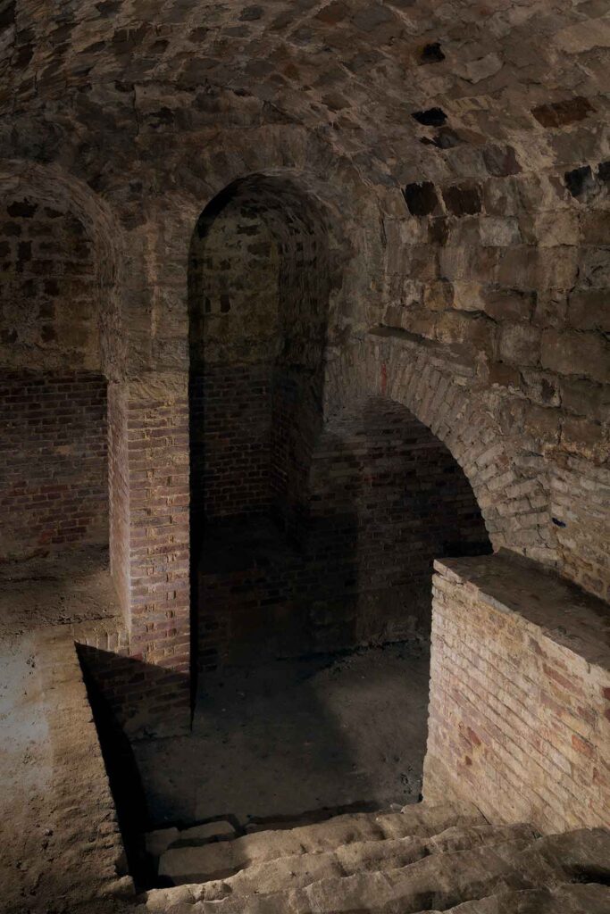 Brick underground in the Guise castle