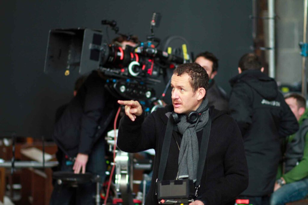 Dany Boon on the set of his film Rien à déclarer