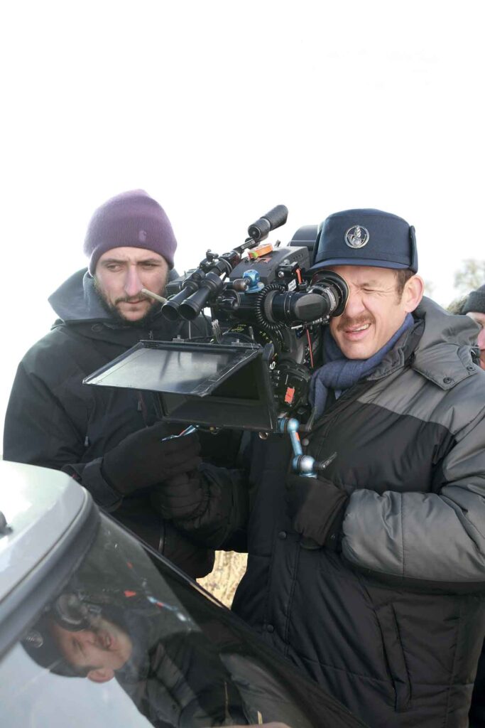 Dany Boon behind the camera. Filming of the film Rien à déclarer